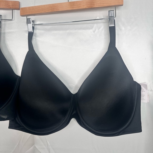 2‎ Auden Black Bras NWT Size 48DDD Lightly Lined Full Coverage Underwire - Picture 3 of 13